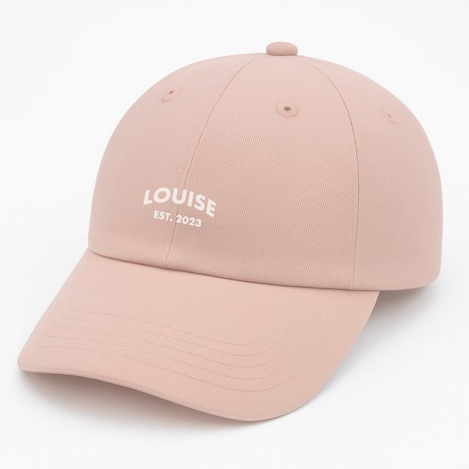 Hovedbilde Soft blush caps med navn