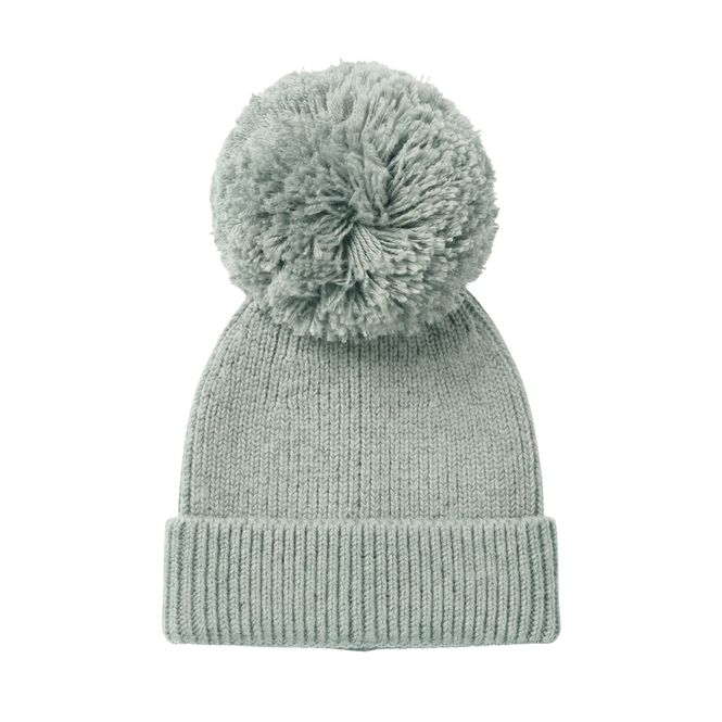 Hovedbilde Ellie strikket babylue i fargen støvgrønn