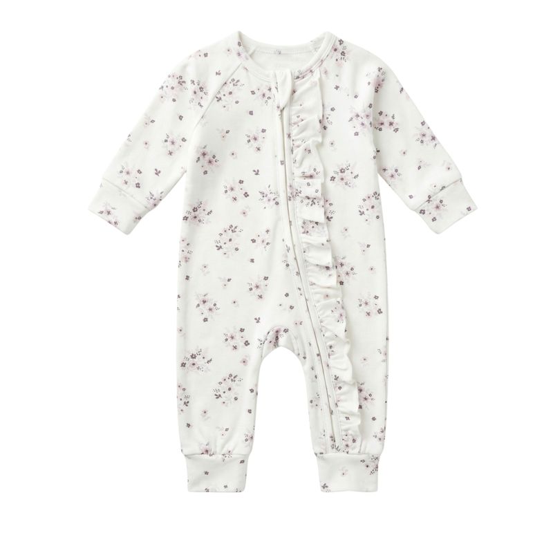 Skumringsblomst heldress med volang 