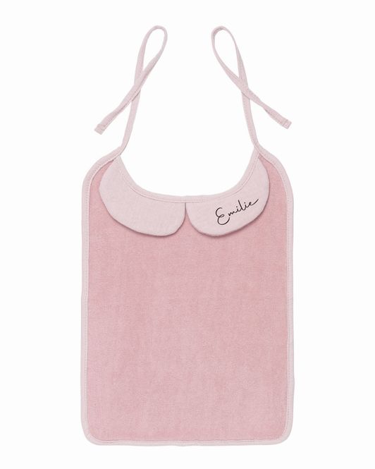 Hovedbilde Støvrosa smekke med navn